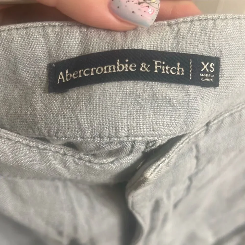 ✨Abercrombie & Fitch Linen Blend Mint Sz XS Shorts✨